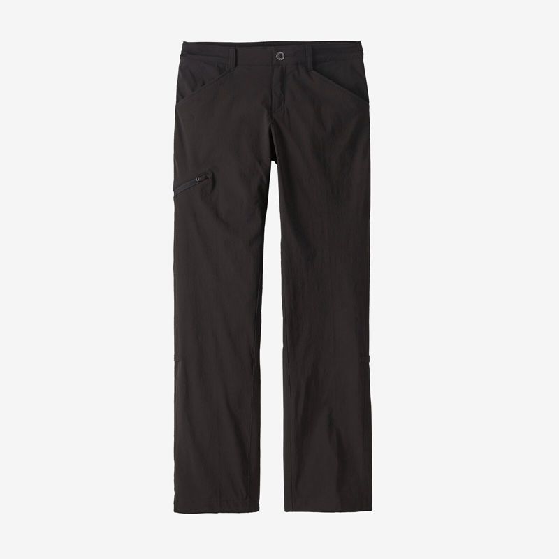 Black Patagonia Quandary Hiking - Regular Women's Pants | VOAIEL026