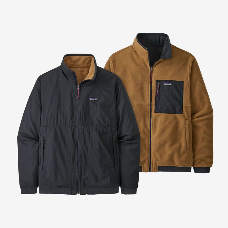 Blue Patagonia Reversible Shelled Microdini Men's Jackets | IGMPJB285