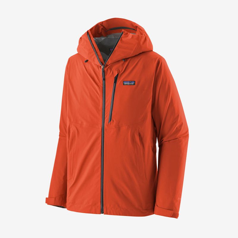 Orange Patagonia Granite Crest Waterproof Rain Men's Jackets | JVICTG315