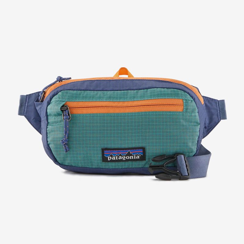 Turquoise Patagonia Patagonia Ultralight Black Hole® Mini Hip Pack 1L Unisex Pack | MZFLTA245